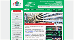 Desktop Screenshot of professionalplumbingsuppliesltd.com